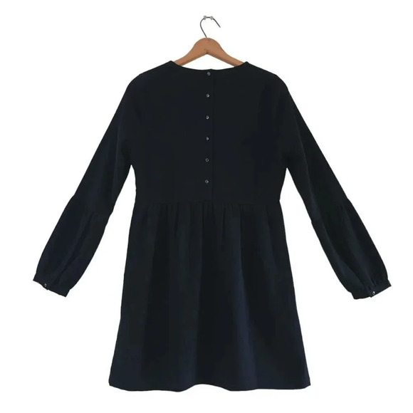 New Twelfth Street By Cynthia Vincent Shift Dress Small Black Embroidered - Picture 5 of 11